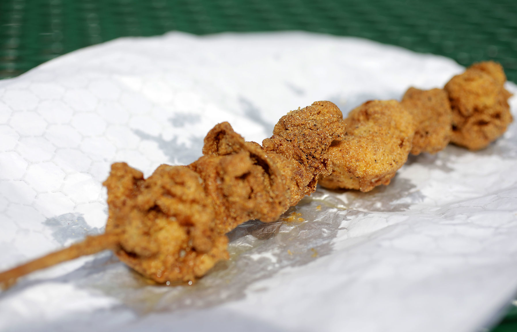 Fried alligator